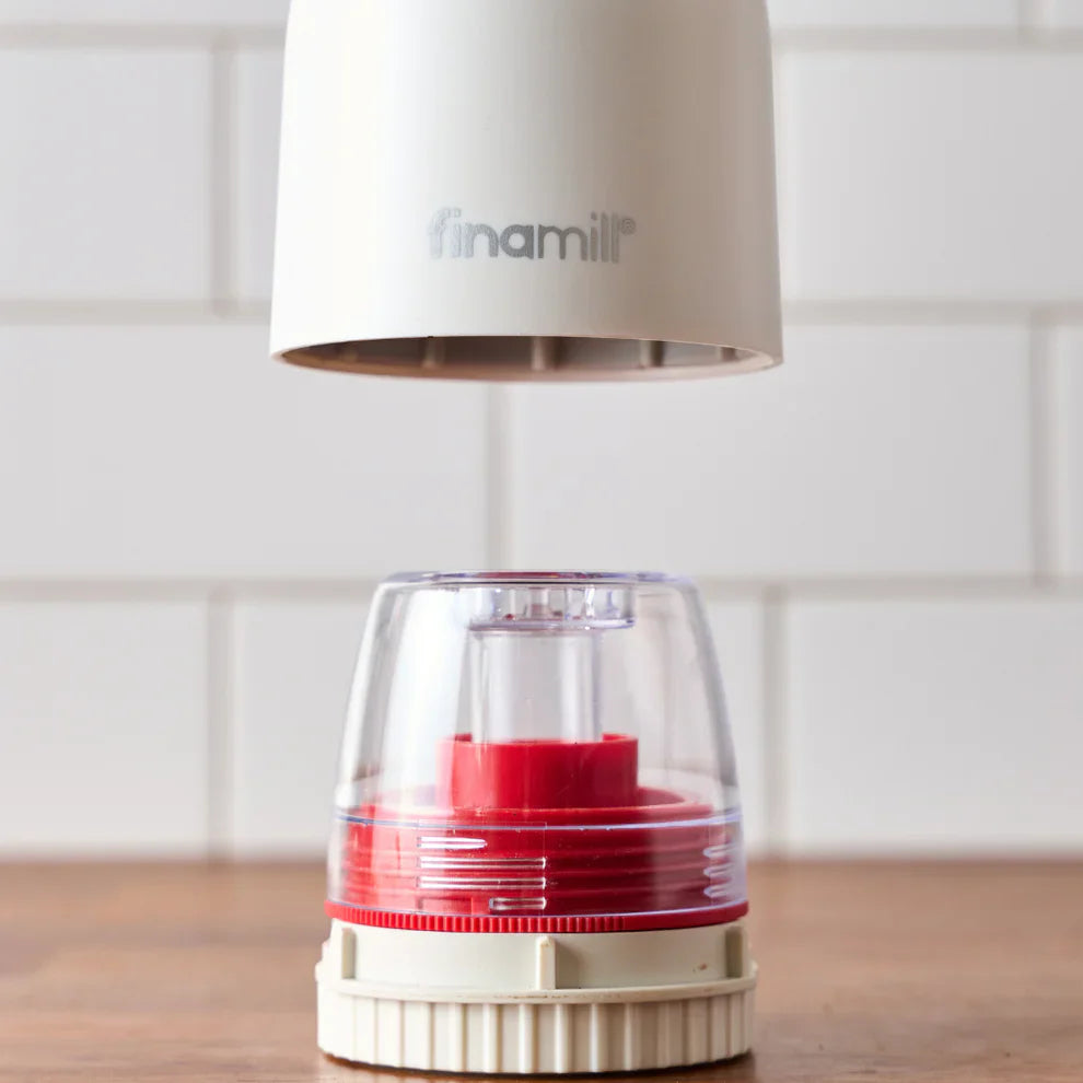 Cápsula porta especias Finapod Classic Ralladora - Para Especias Duras, Frutos Secos y Chocolate