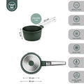 Caserola 18cm antiadherente Performance QuanTanium verde