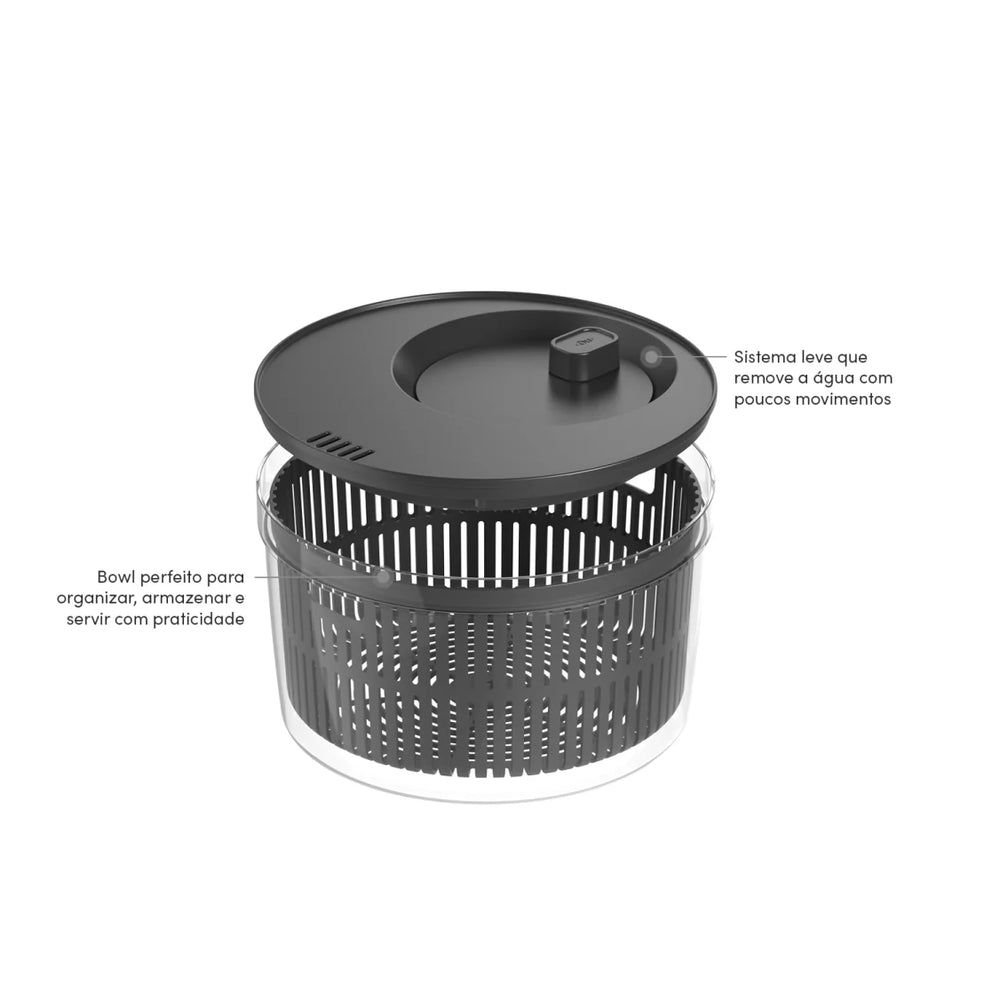 Centrifugador vegetales Clear Fresh 5.5L negro