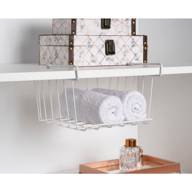 Cesta colgante gabinete small blanco