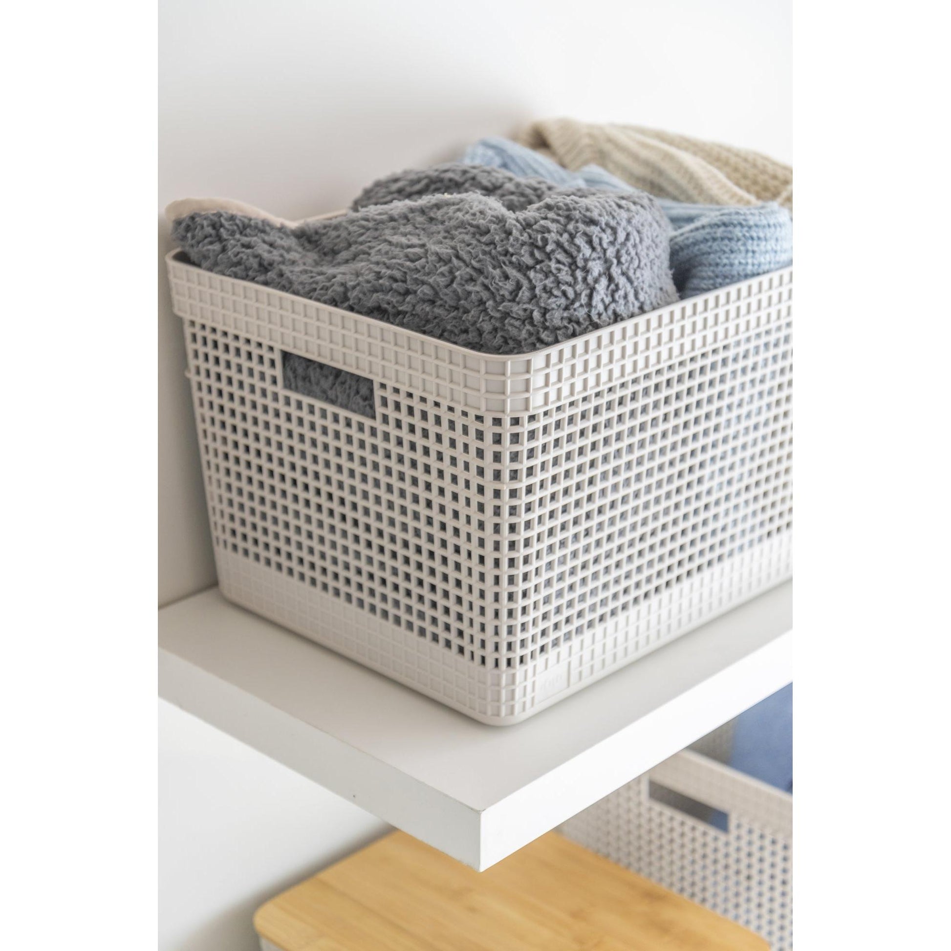 Cesta de Rejilla c/Tapa