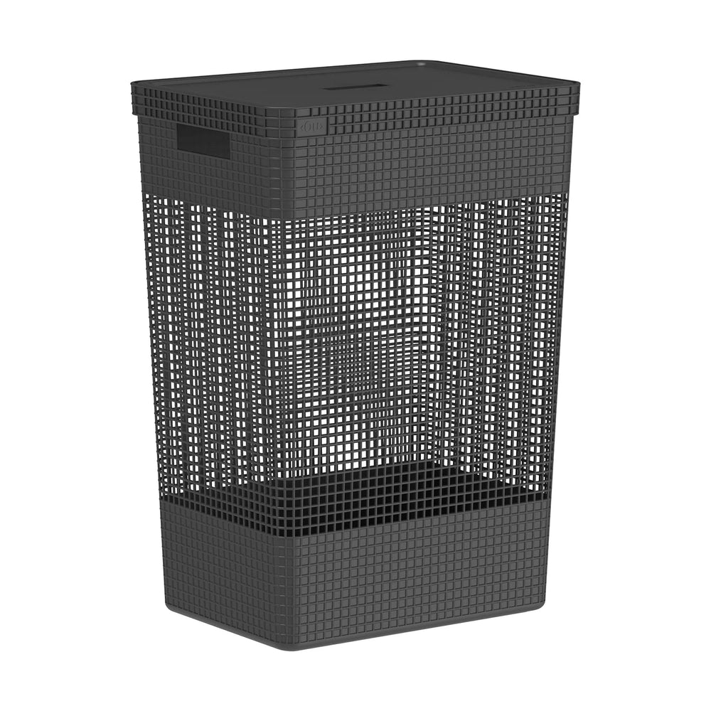 Cesto ropa Grid c/tapa 49 L