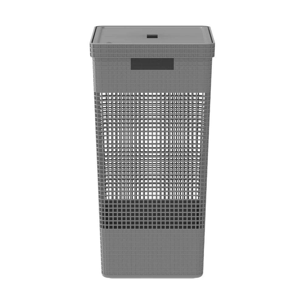 Cesto ropa Grid c/tapa 49 L
