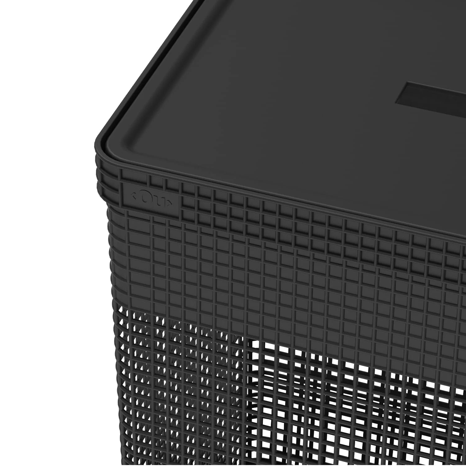 Cesto ropa Grid c/tapa 49L
