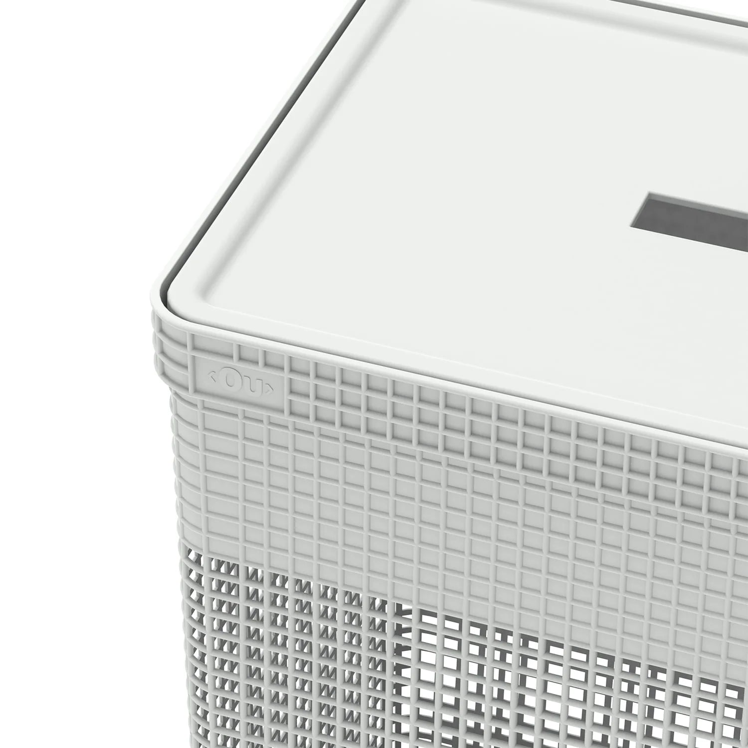 Cesto ropa Grid c/tapa 49L
