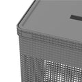 Cesto ropa Grid c/tapa 49L