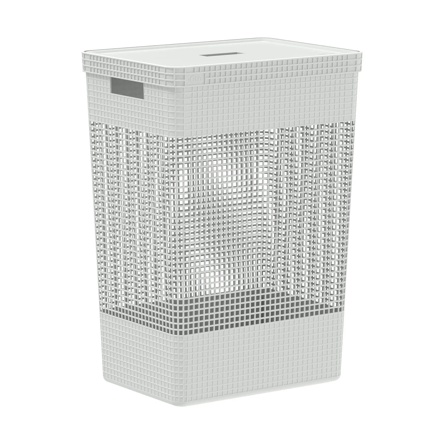 Cesto ropa Grid c/tapa 49L