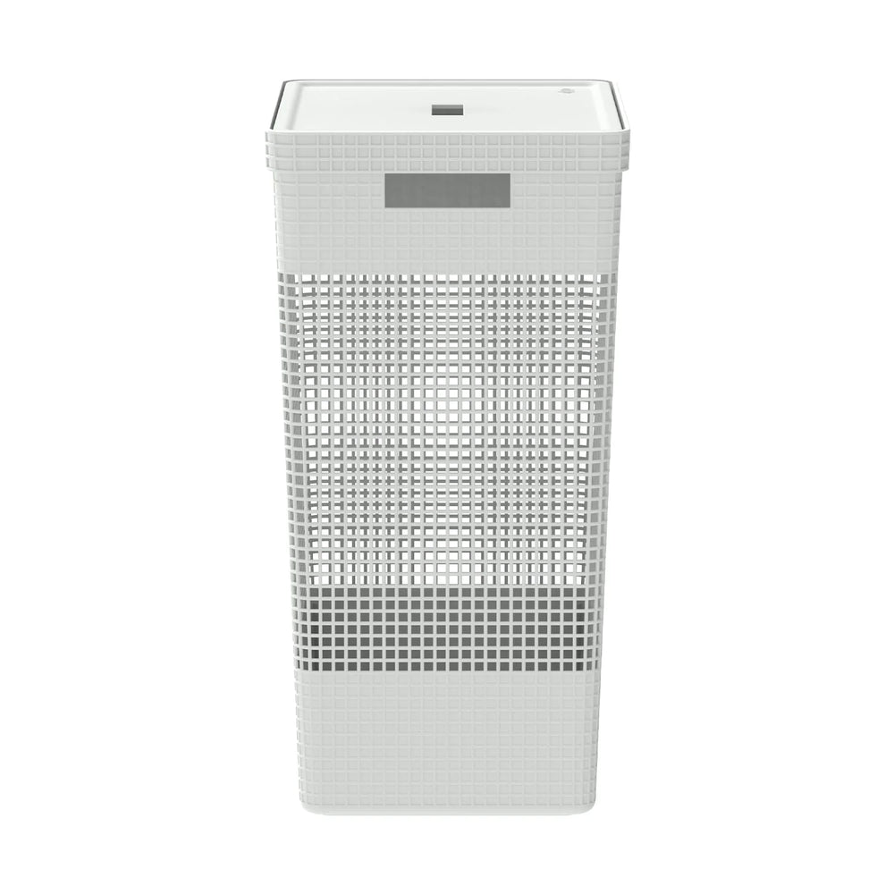Cesto ropa Grid c/tapa 49L