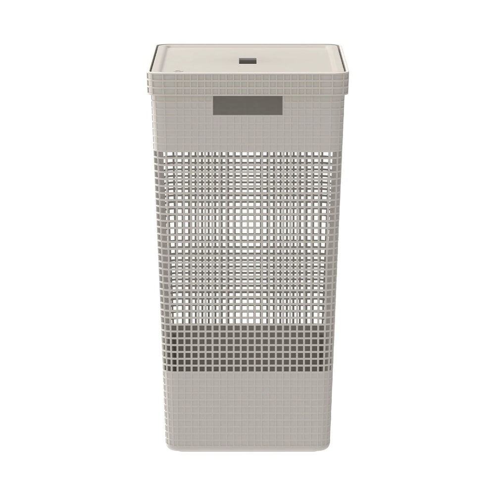 Cesto ropa Grid c/tapa 49L