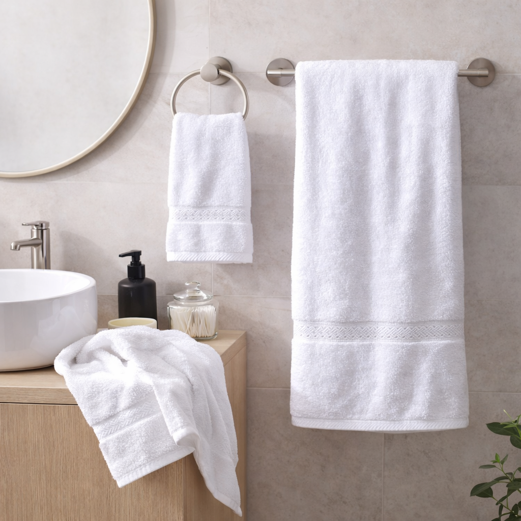 Set de 6 Toallas 100% Algodón Signature Collection— Dúo Spa