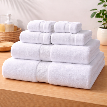 Set de 6 Toallas 100% Algodón Signature Collection— Dúo Spa