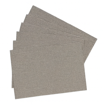 Set x 6 individuales Scacchi de vynil madera clara