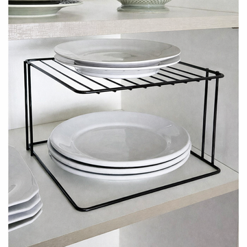 Estante apilable Organizare cuadrado 26cm negro