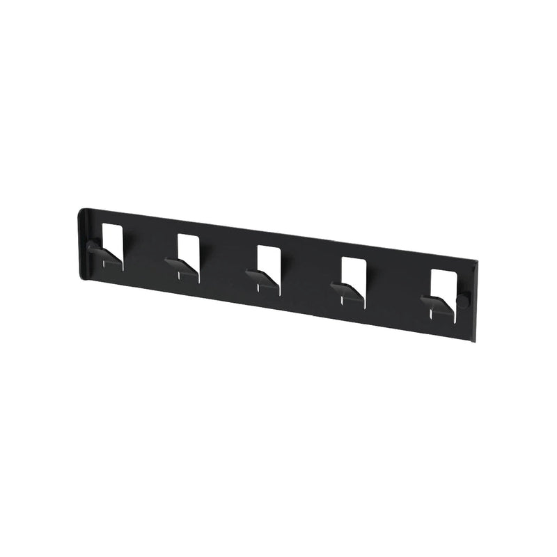 Colgador multiuso Ispirazione aluminio- negro mate