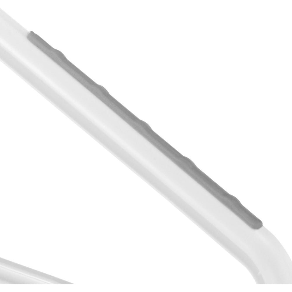 Colgadores ropa Slim Sure Grip blanco/gris set x 10