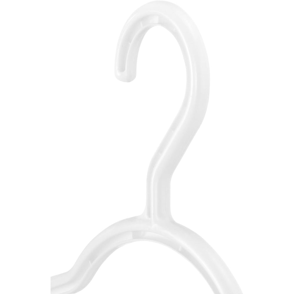 Colgadores ropa Slim Sure Grip blanco/gris set x 10