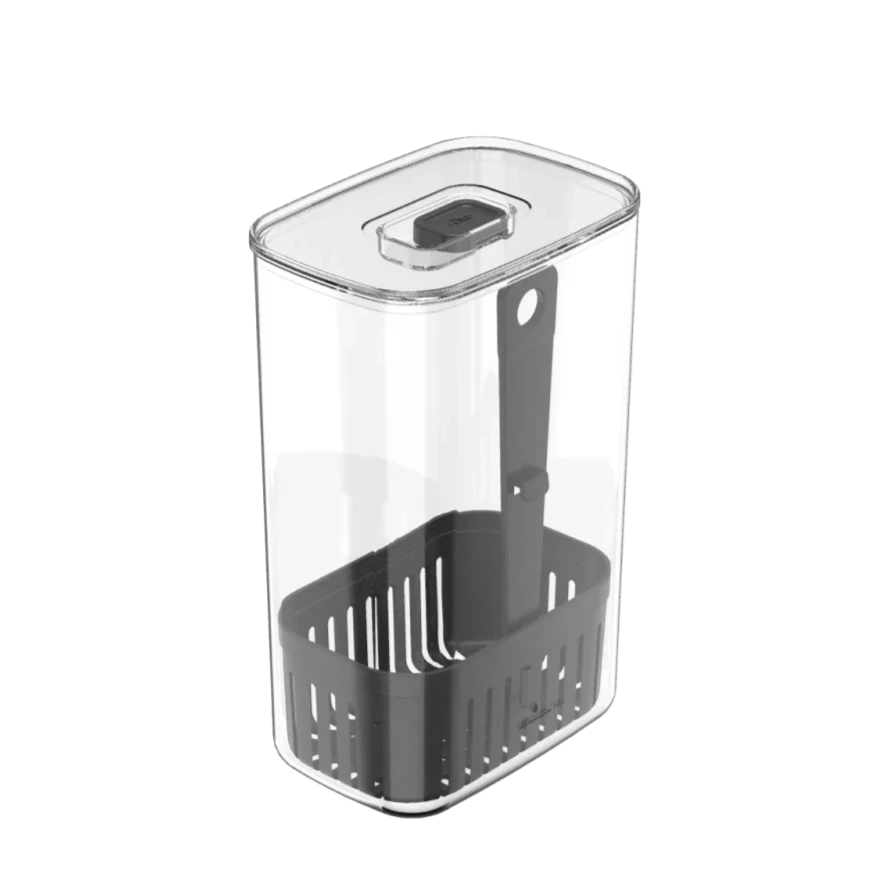 Conservador hierbas Clear Fresh 2.3L negro