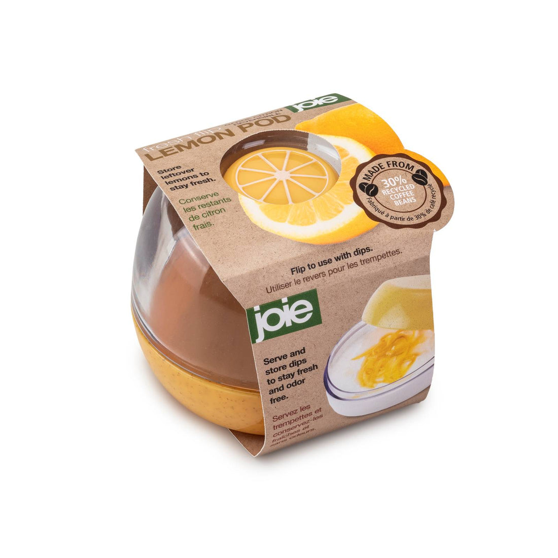 Contenedor Fresh Flip Limón – 2 en 1 para Guardar y Servir