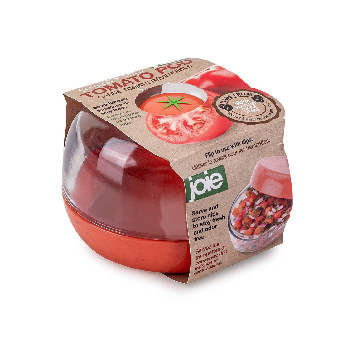 Contenedor Fresh Flip Tomate – 2 en 1 para Almacenar y Servir
