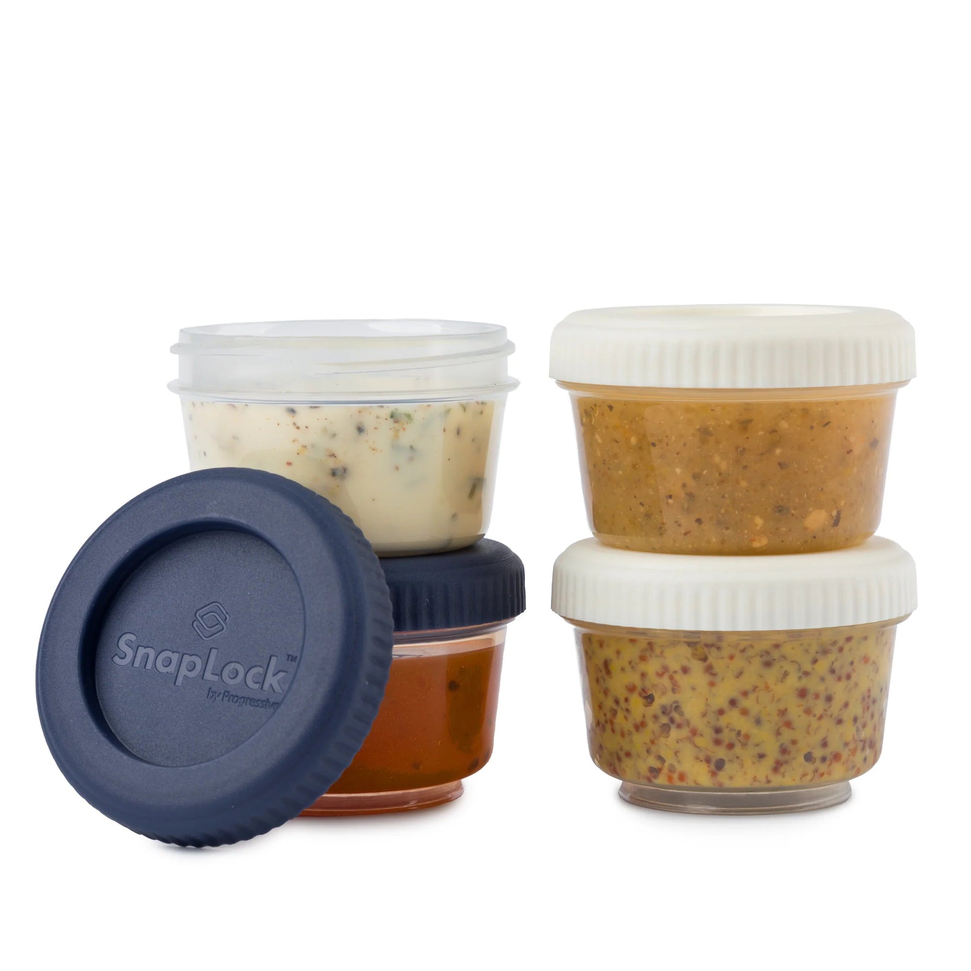 Contenedor salsas para llevar set x 4