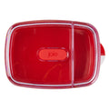 Contenedor sandwich & snack para llevar rojo