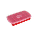 Cubeta hielo silicona tapa rojo Joie