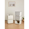 Cubo organizador Roomax 39 litros gris