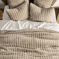 Cubrecama Velvet Premium Elenora beige arena