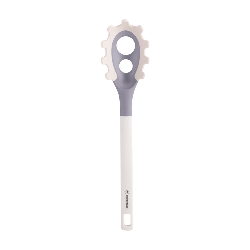 Cuchara pasta silicona Blanca – Resistente al Calor, Ergonómico y Antiadherente