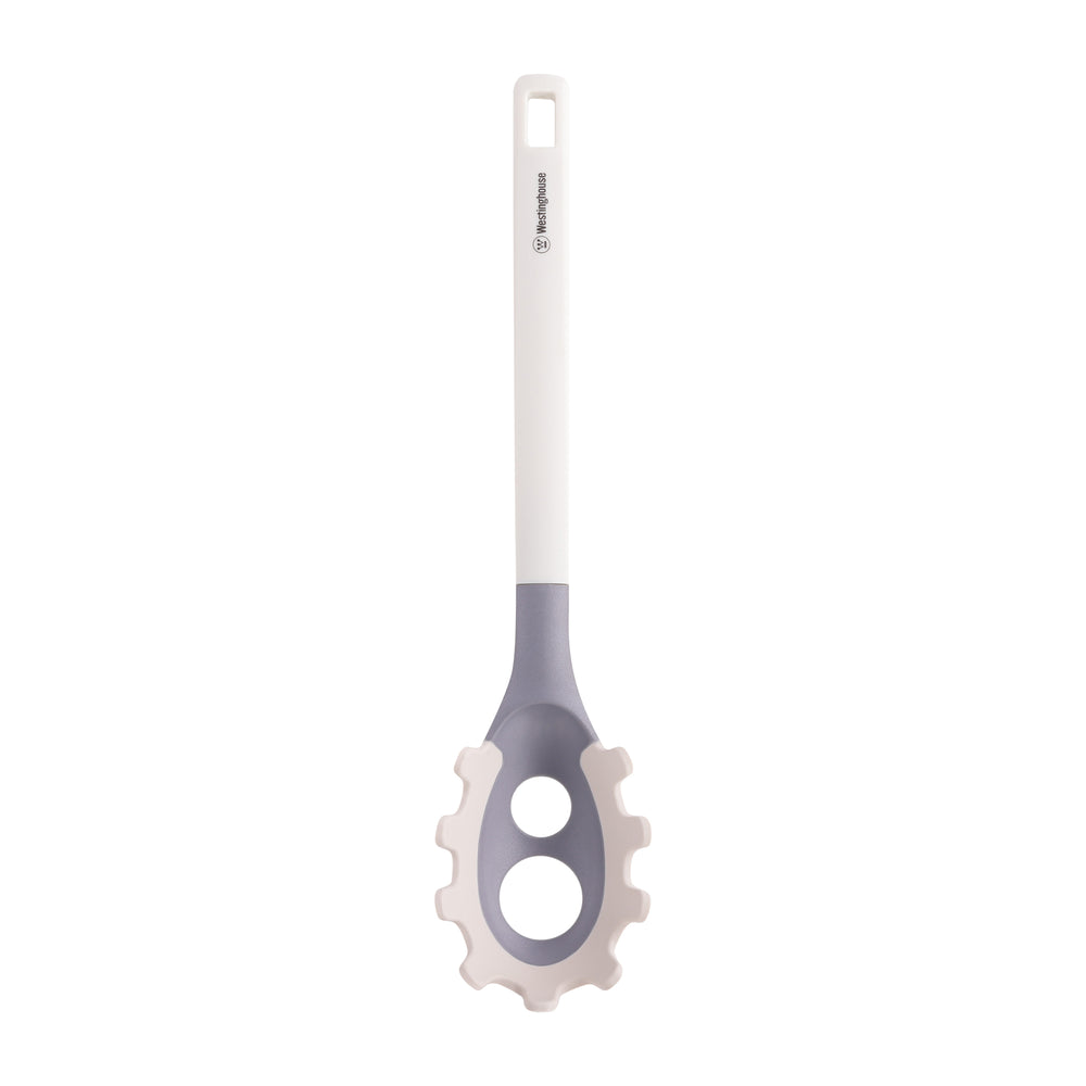 Cuchara pasta silicona Blanca – Resistente al Calor, Ergonómico y Antiadherente