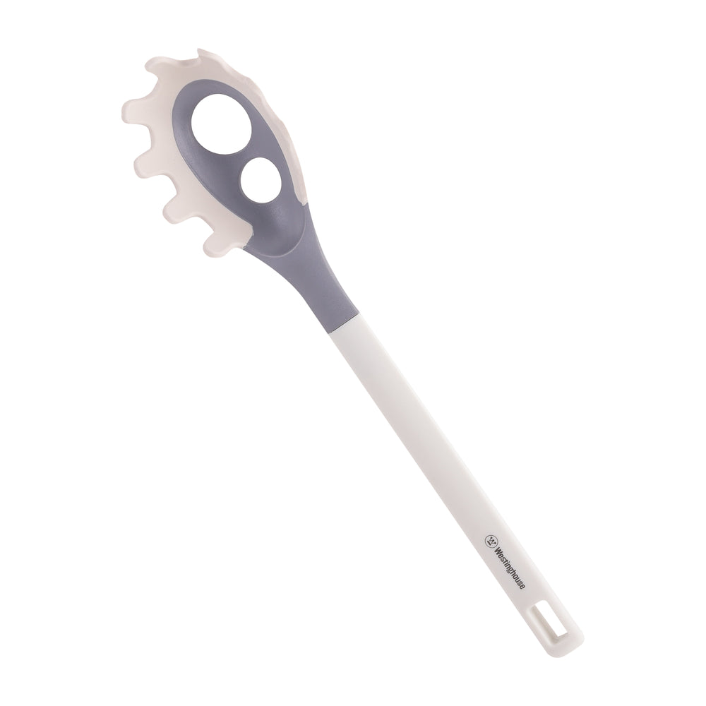 Cuchara pasta silicona Blanca – Resistente al Calor, Ergonómico y Antiadherente