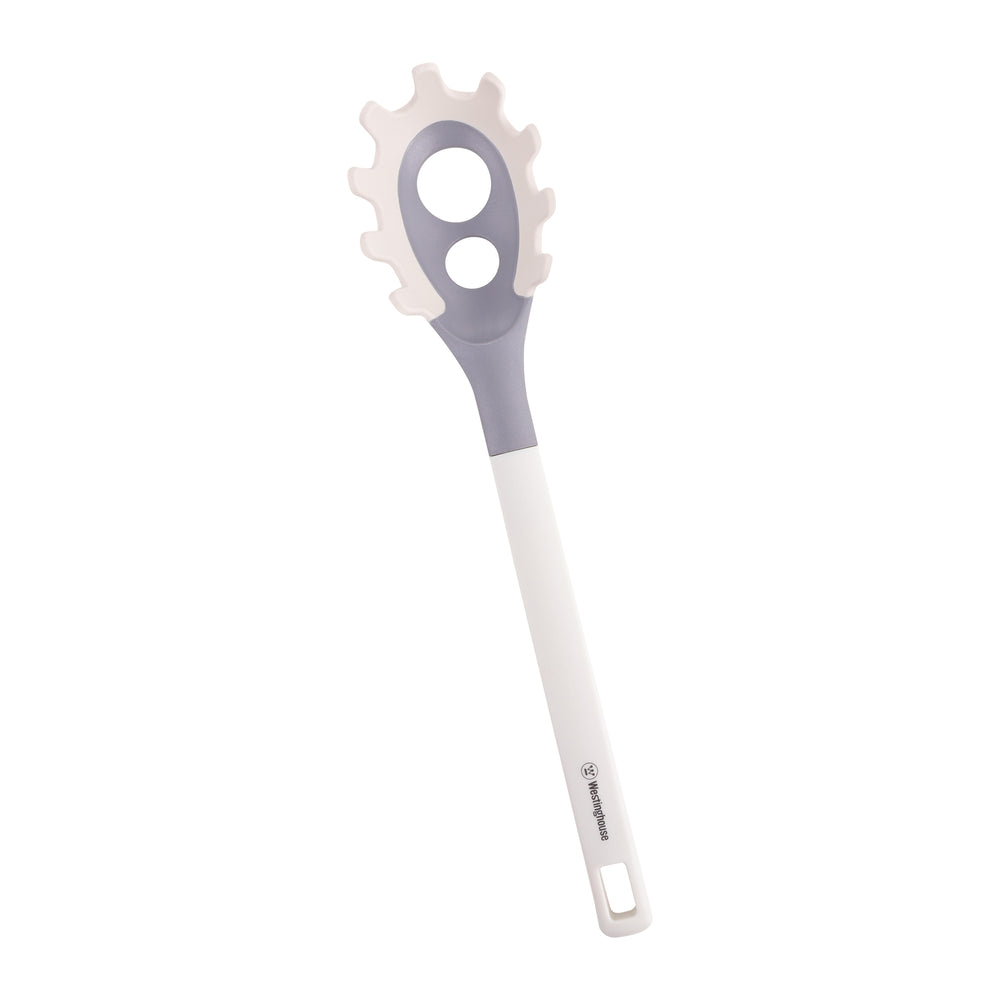 Cuchara pasta silicona Blanca – Resistente al Calor, Ergonómico y Antiadherente