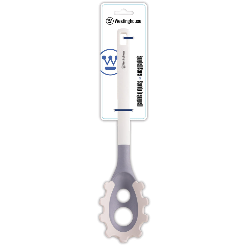Cuchara pasta silicona Blanca – Resistente al Calor, Ergonómico y Antiadherente