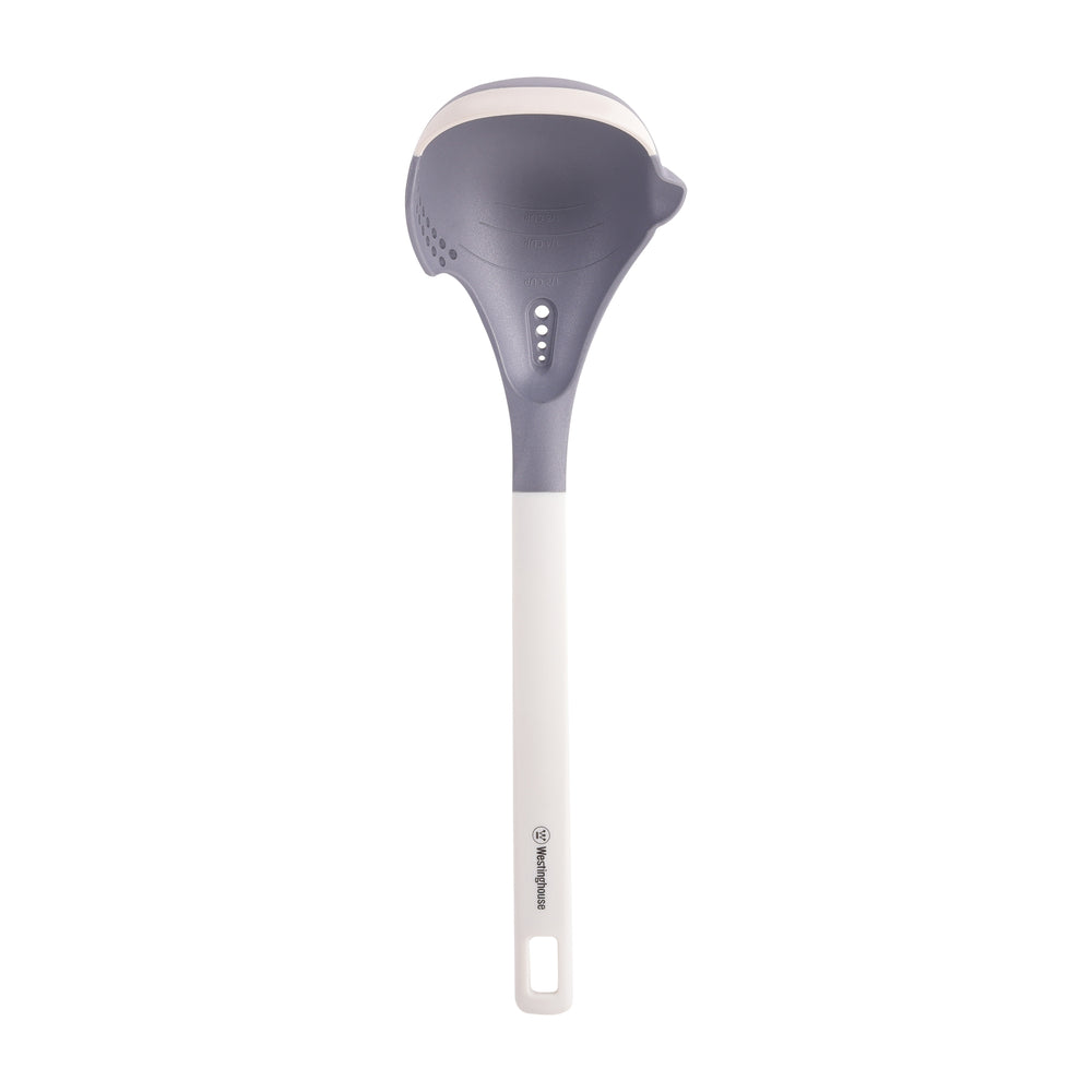 Cucharón Sopero Silicona Blanca – Resistente al Calor, Ergonómico y Antiadherente