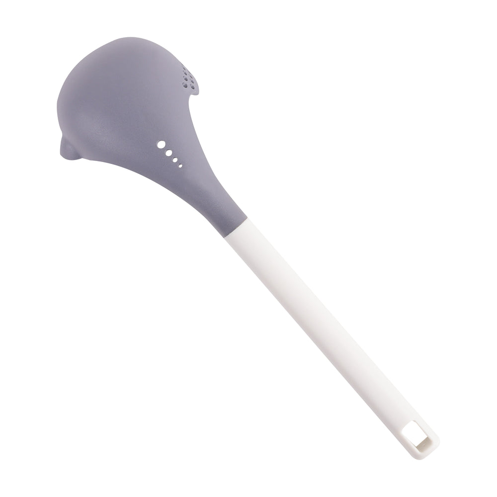 Cucharón Sopero Silicona Blanca – Resistente al Calor, Ergonómico y Antiadherente