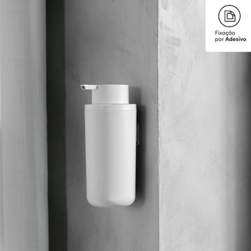 Dispensador de Jabón con Adhesivo Eleve Blanco – Sin Taladro, 500ml, Para Baño o Cocina