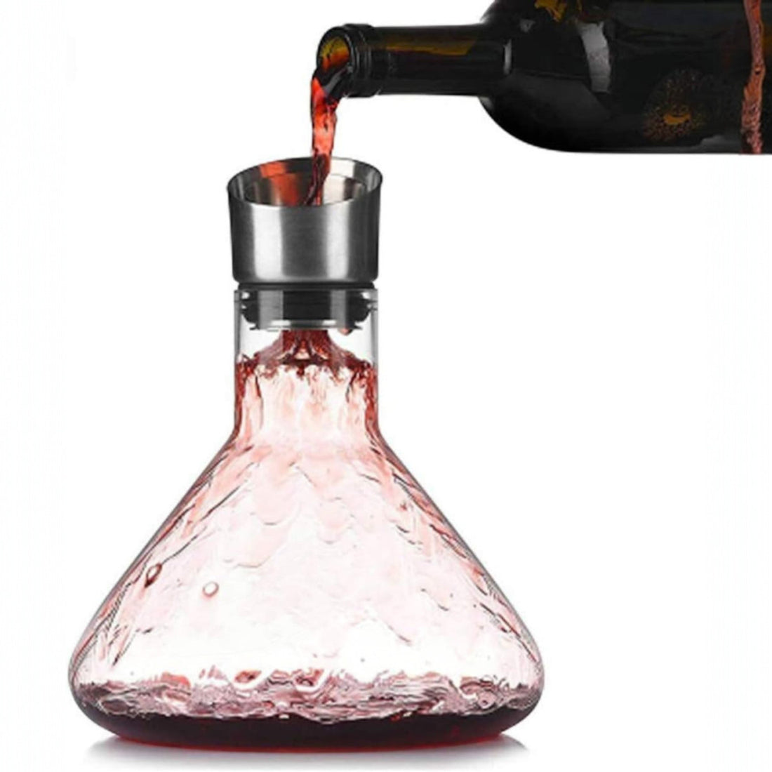 Decantador de Vino de Cristal 1.5 L con Aireador Integrado