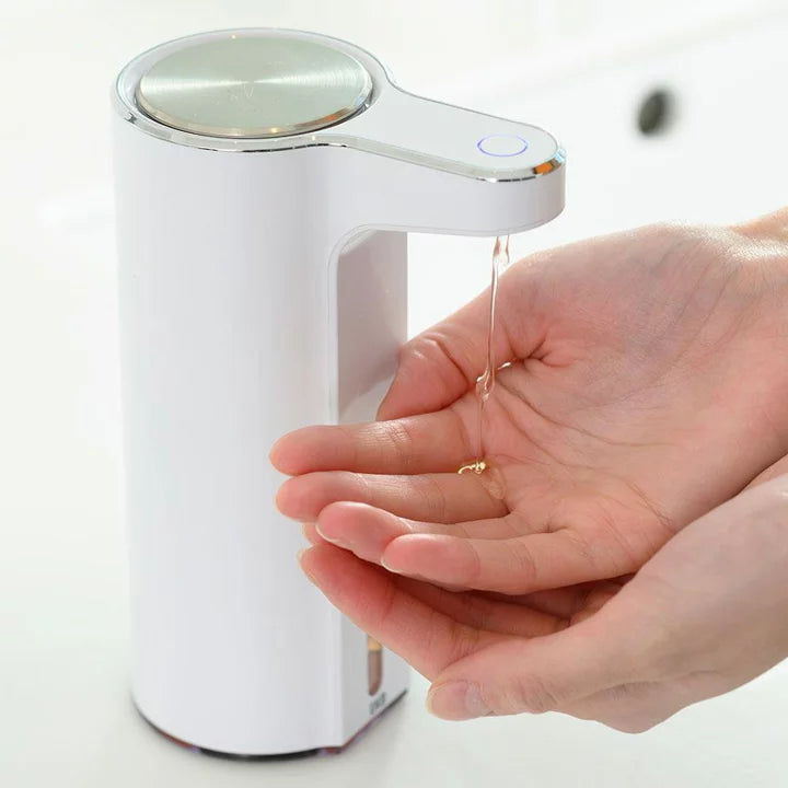 Dispensador Automático de Jabón Aroma SMART Blanco USB– Sensor Inteligente, Recarga USB y 3 Niveles de Dosificación
