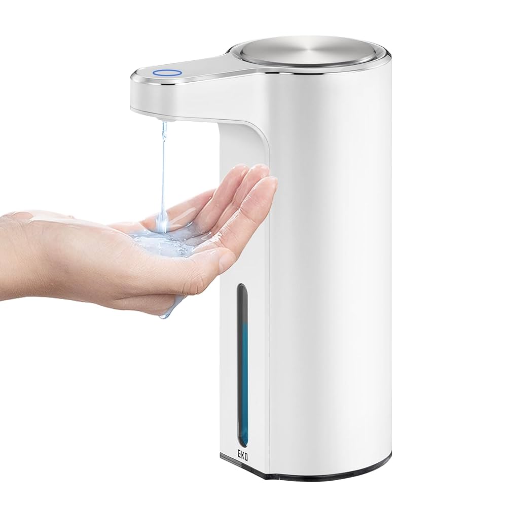 Dispensador Automático de Jabón Aroma SMART Blanco USB– Sensor Inteligente, Recarga USB y 3 Niveles de Dosificación