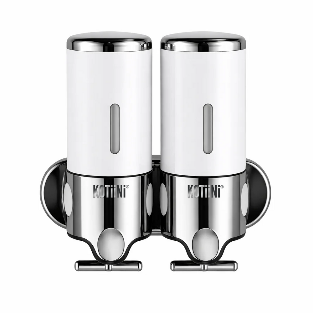 Dispensador Doble de Pared blanco