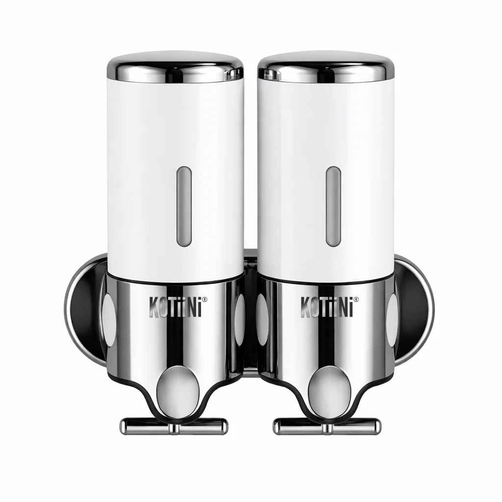 Dispensador Doble de Pared blanco