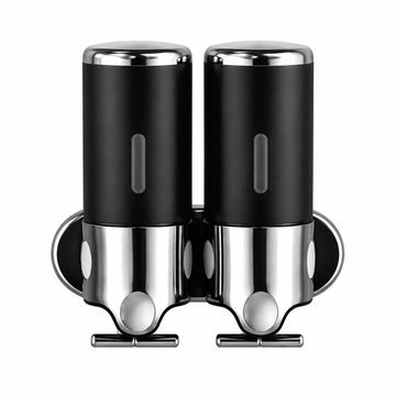 Dispensador Doble de Pared negro