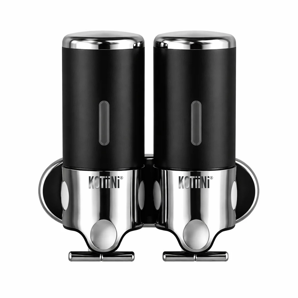 Dispensador Doble de Pared negro