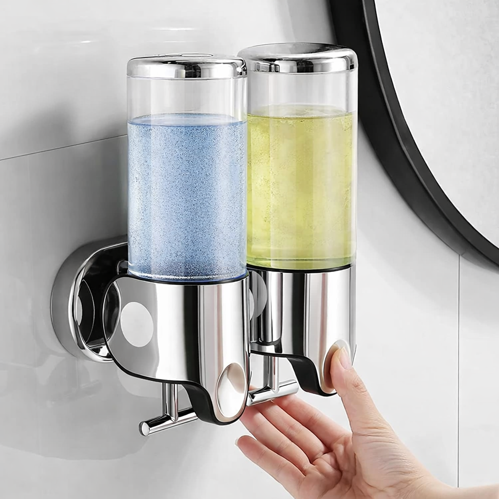 Dispensador Doble de Pared transparente