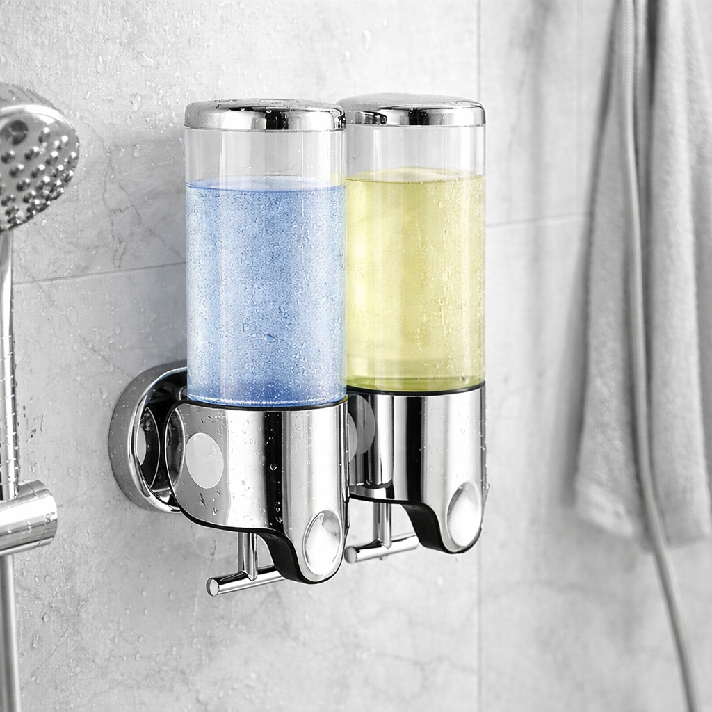 Dispensador Doble de Pared transparente