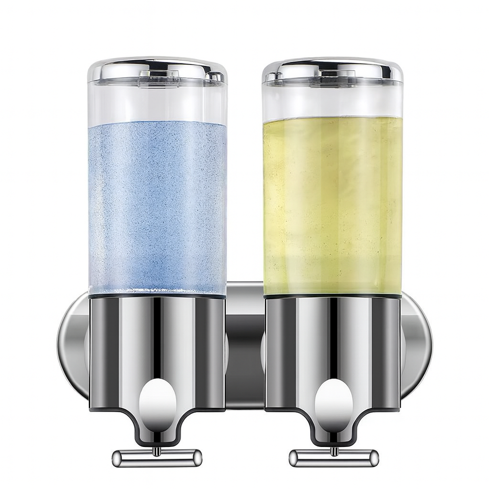 Dispensador Doble de Pared transparente