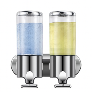 Dispensador Doble de Pared transparente