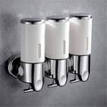 Dispensador Triple de Pared blanco