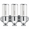 Dispensador Triple de Pared blanco