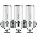 Dispensador Triple de Pared blanco